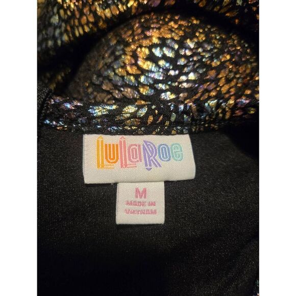 LulaRoe Amelia Women's Size Medium Multicolored Mermaid Skin Dress - Picture 2 of 8